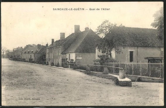 CPA Saincaize-le-Guètin, Quai de l´Allier