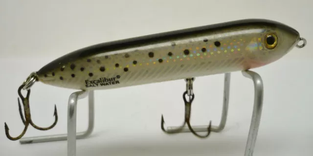 Fishing Lure Heddon Excalibur Salt Water Super Spook Jr. Knocks Baby Trout