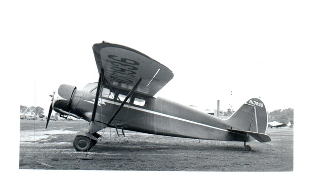 Stinson Reliant Straight Wing Airplane Aircraft Vintage Photograph 5x3.5 NC13936