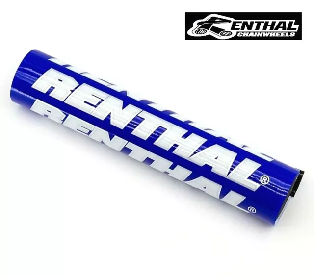 Renthal Lenkerpolster Rund 250mm 10" Round Bar Pad BLAU Enduro Motocross