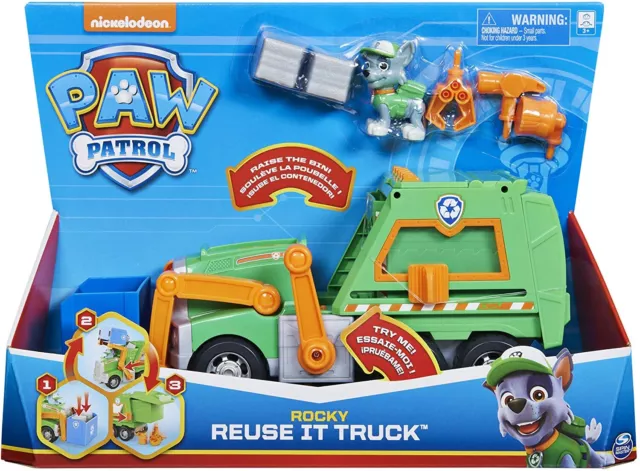 Paw Patrol Camion de chantier Ultimate Rescue Figurine Ruben Réalisé avec  Le Son et Lumière - Camion - Achat & prix