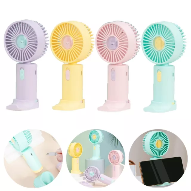 Ventilateur USB compact pour été rose et portable parfait pour les étudiants