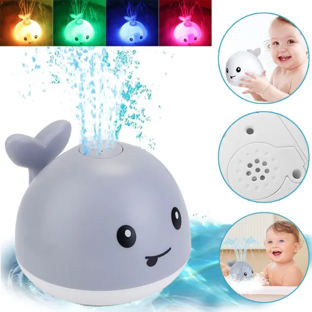 Baby Wal Bad Spielzeug LED Automatisch Sprinkler Wasserspielzeug Pool Spielzeug