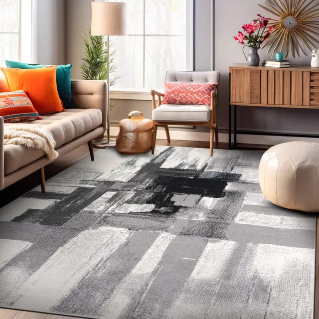 Rugshop Area Rugs Contemporary Modern Abstract Bedroom Living Room Hallway Rug