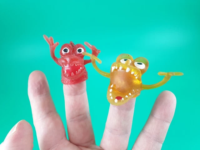 Monster finger puppets deals from the 80s