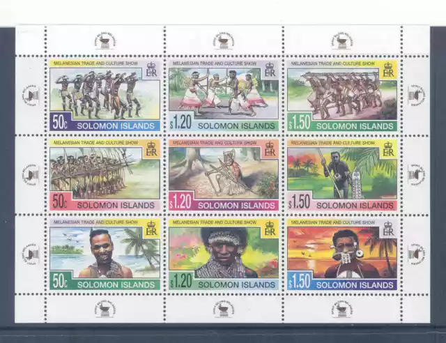 Solomon Island 1998 Trade Show Mini Sheet Very Fine Mnh......................62