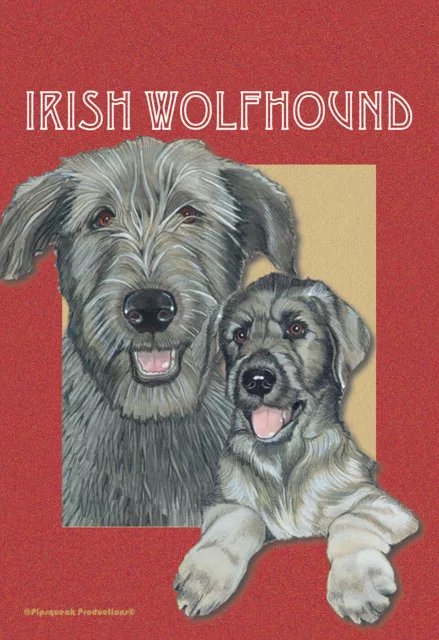 Pipsqueak House Flag - Irish Wolfhound 49500