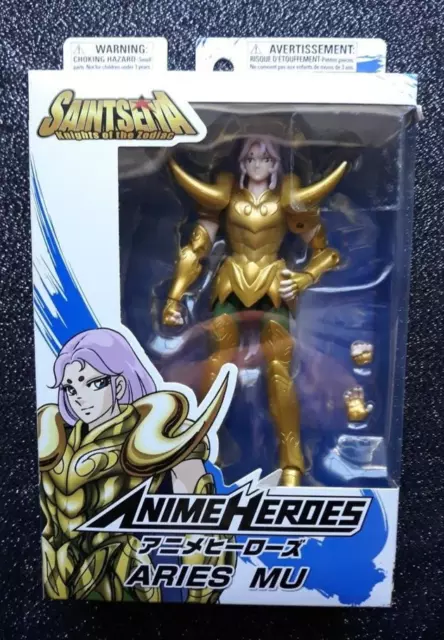 Bandai Knights of the Zodiac Aries Mu Anime Heroes 6.5-in Action Figure