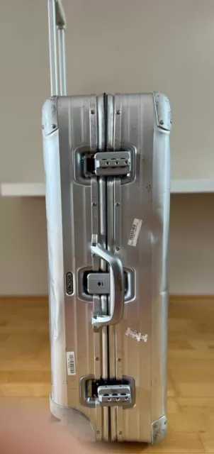 Rimowa Lufthansa Trolley Aluminium mit 2 Rollen innen grau