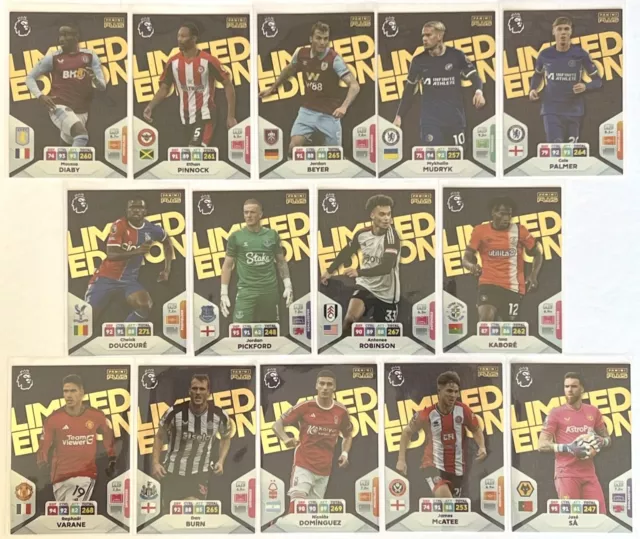PANINI PREMIER LEAGUE Adrenalyn XL PLUS 2024 Limited Edition cards
