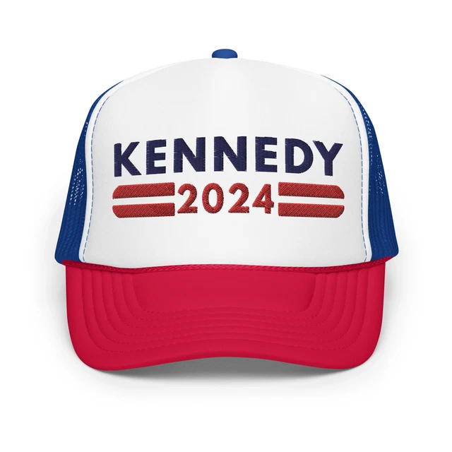 KENNEDY 2024 RFK JR For President 2024 Embroidered Foam Trucker Cap