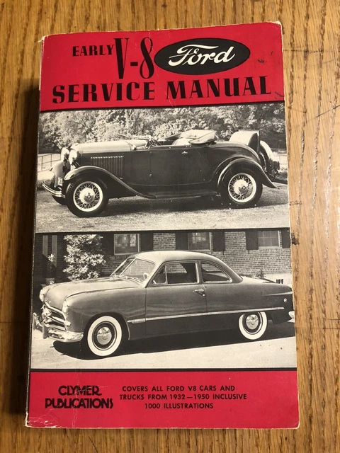Ford Coupe 1932-1950 Tune-up Shop Service Repair Manual Book Hot-Rod 1933 1934