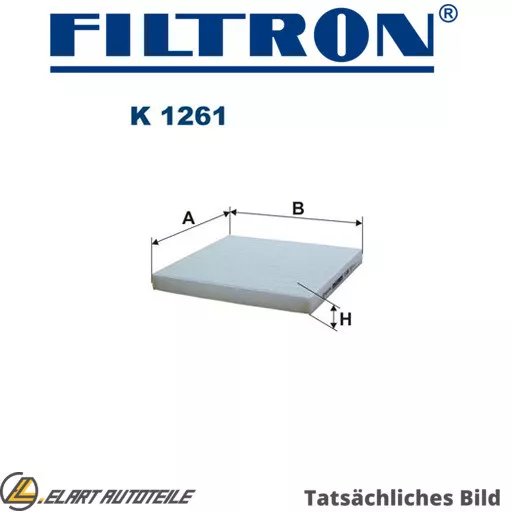 Indoor Air Filter For Fiat Citroën Peugeot Ducato Bus 250 290 4Hv Filterron