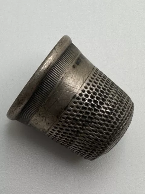 vintage sterling silver thimble