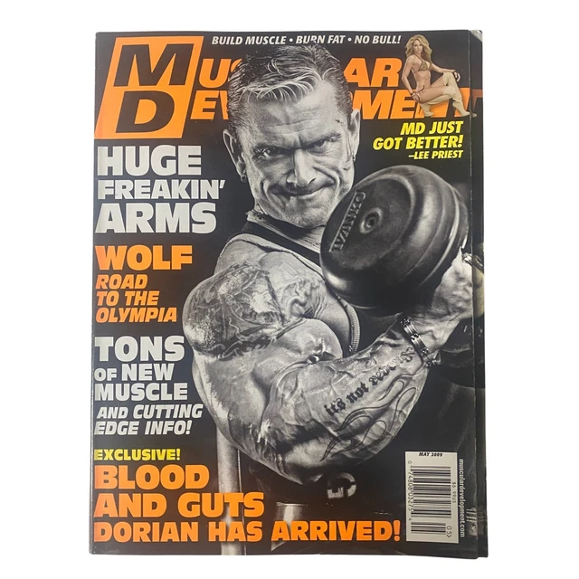 MUSCULAR DEVELOPMENT MAGAZINE May 2009 Vol 46 Lee Priest No