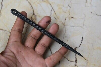 Vtg blacksmith hand forged iron twisted spike fid spiral sailing boating tool 6"