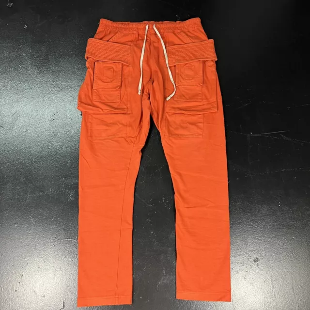 Rick Owens Drkshdw Orange Creatch Cargos