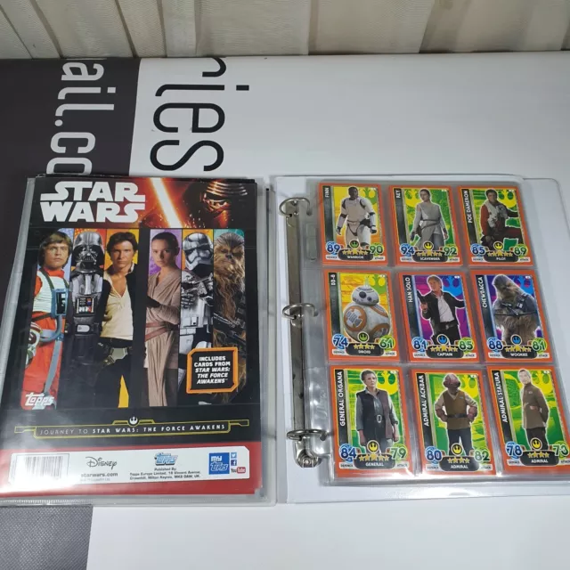 Star Wars Force Attax Cards TCG x120 Match Disney Topps The Force Awakens