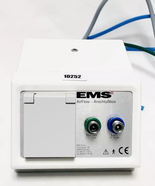 EMS Airflow Caja de Conexión AB-012 para Air Flow Pulverstrahlgerät Probado