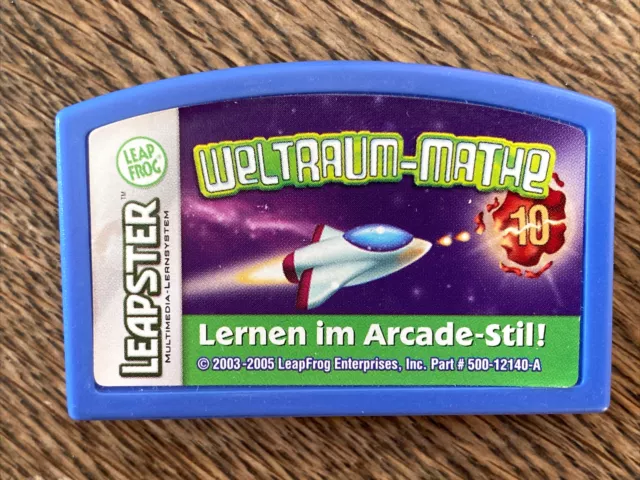 LEAPSTER Lernspiel "Weltraum-Mathe" *TOP* Rechnen Grundschule Spiel Leapfrog