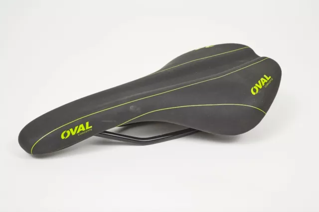 OVAL CONCEPTS 344 Road MTB Saddle 140 x 280 mm Black Neon Green 24.99 PicClick