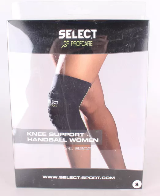 Select Bandage Genoux Handball Femmes, S, Noir, Support de Genoux Genouillère