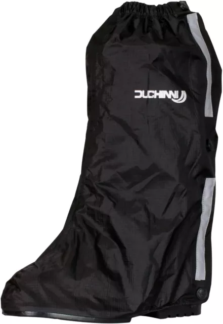 Duchinni Nucleus Over Boots Black Waterproof Motorcycle Boot Cover NEW