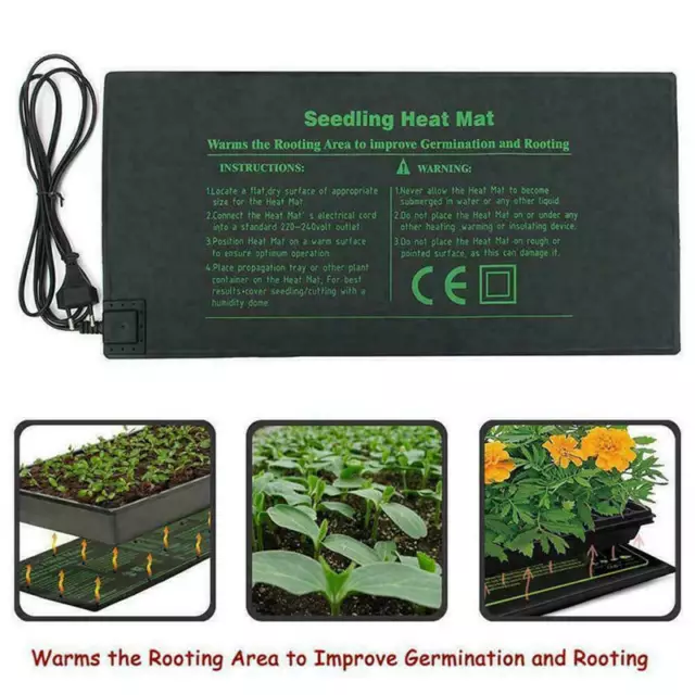 IMPERMEABILE pianta piantina di Calore Tappetino STARTER Pad GERMINAZIONE BN