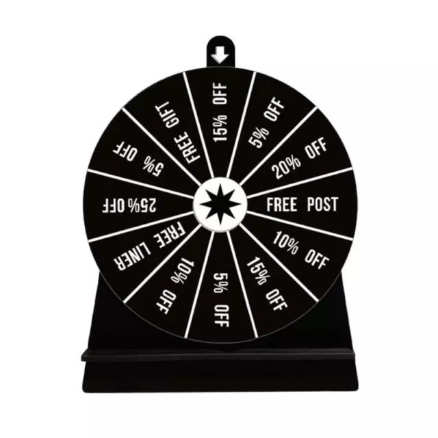 Vintage Spin  Sip Wheel Game - 12 Prizes Perfect for Parties  Events