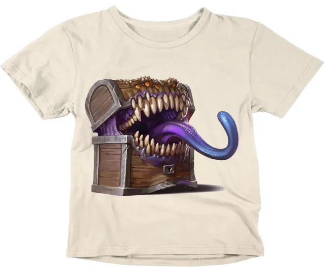 T-shirt Mimic Chest Monster bambini ragazzi ragazze bambini