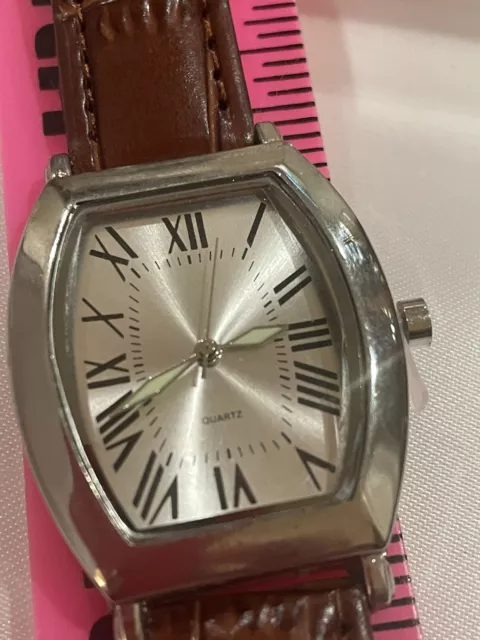 SKC CHINA MOVEMENT St Steel Quartz St Steel Wrist Ladies Watch Black Band Runs 29.99 PicClick