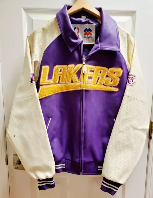 Rare Vintage Black/Crème Varsity Lakers Jacket for Sale in
