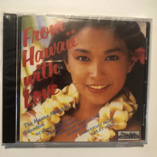 From Hawaii With Love CD The Mauna Malahini Islanders 1992 Kahana Drums Aloha Oe