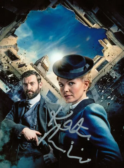 Kate Phillips Signed 6x4 Photo Miss Scarlet & the Duke Genuine Autograph + COA