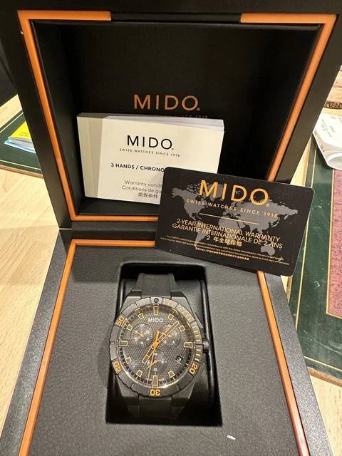Mido ocean star captain chronograph men's watch cheap
