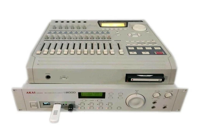 Floppy Drive Emulator USB for Akai S-2000 Sampler Incl. 5000+ disks S2000 OS 2.0