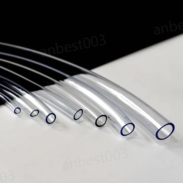 4x6 6x8 8x10mm Aquarium Oxygen 1m/5m Stone Fish Tank Plastic Air Pump Tube Hose