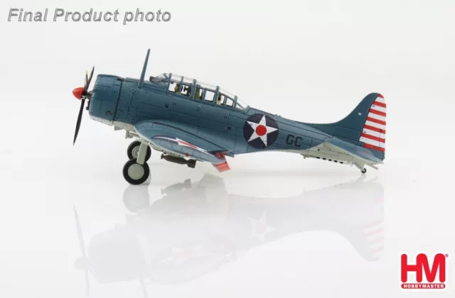 Douglas SBD-3 Intrépide Piloté Par Cdr Howard Jeune 1942, Hobby Master HA0176 3