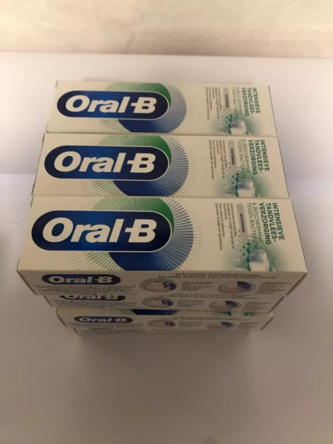 LOT DE 12 DENTIFRICES ORAL-B Soin intense gencives BLANCHEUR