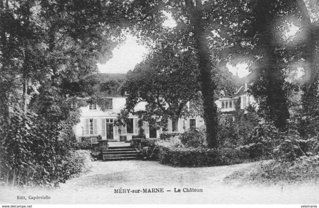 5206 Cpa Méry sur Marne - le Château