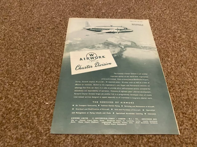 Ac35 Advert 11X8 Airwork Ltd - Charter Division