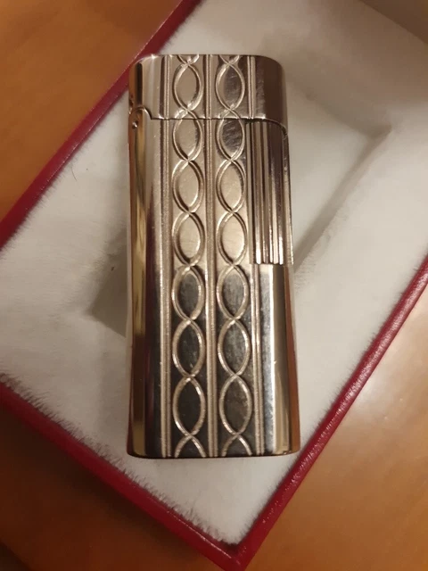 Accendino  Cartier  Ovale anni 90 Palladio, perfetto, Raro  pari al nuovo.ALTRI.