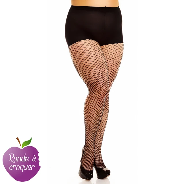 Collant fendu grande taille sale