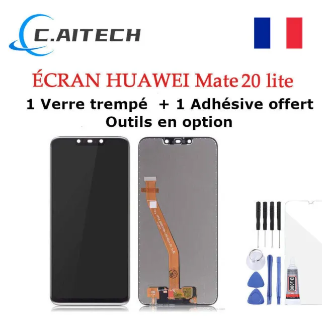 ECRAN LCD + Vitre Tactile pour HUAWEI Mate 20 Lite Noir