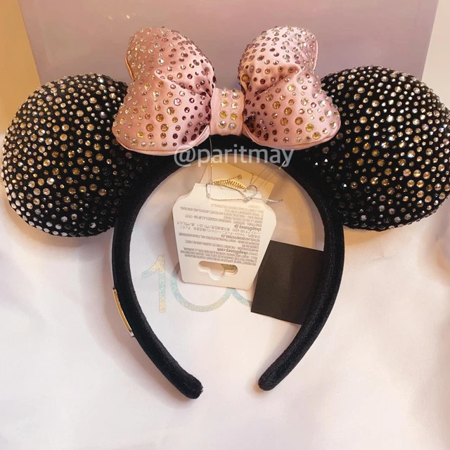 Disney Parks Minnie Mouse Ear Headband with Swarovski® Crystals for Adults (NIB)