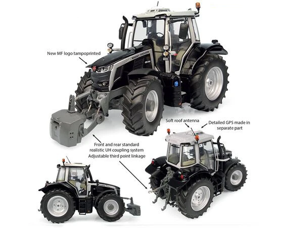 MODELLINO TRATTORE UNIVERSAL Hobbies IMBALLATRICE MASSEY FERGUSON BALER 1:32 EUR 53,13 - FR