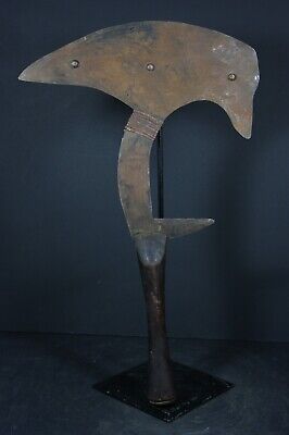 African 16.9" Throwing Knife, Currency - ZANDE tribe D.R. Congo TRIBAL ART CRAFT