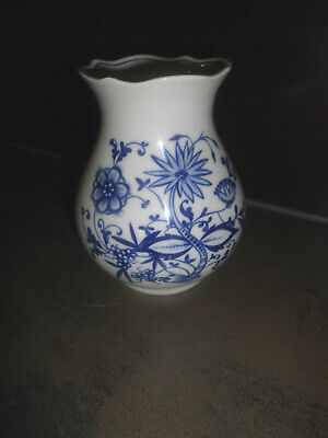KAHLA Kahla  Zwiebelmuster 1 Vase Höhe 14  cm  neuwertig 