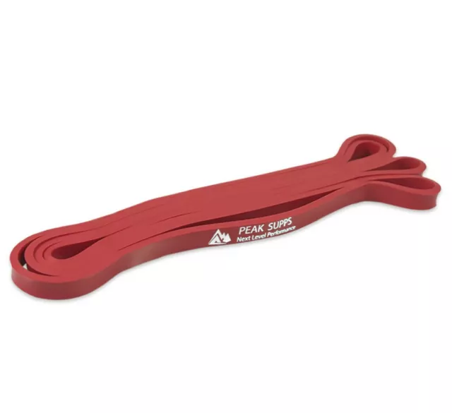 Resistance Exercise Band - Red 1m Loop (41") | Max Resistance 12Kg | Pull Up