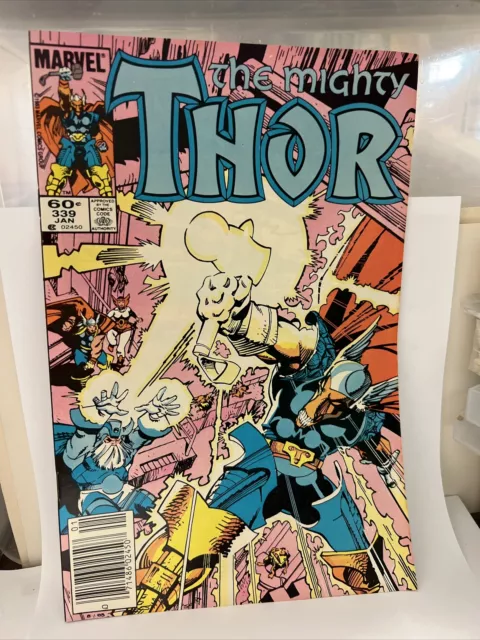 Thor #339 (Jan 1984, Marvel) HIGH GRADE NEWSTAND VERSION FIRST STORMBREAKER